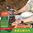 乐扣乐扣（LOCK&LOCK）小水库大容量塑料运动水杯户外冷水壶刻度把手男女杯子1.6L灰色