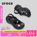 卡骆驰crocs经典云朵老爹鞋洞洞鞋时尚百搭女鞋拖鞋一脚蹬|206750 黑色-001(含智必星) 36 /37(230mm)