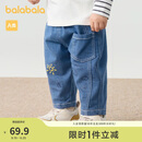 巴拉巴拉宝宝裤子男童休闲裤牛仔裤秋装时尚200324108105