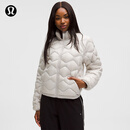 lululemon丨Featherweight 女士轻盈版绗缝羽绒外套 LW4CMJS 鸽子灰 M