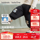 巴拉巴拉童装宝宝羽绒裤儿童男女童长裤冬2025加厚保暖束脚裤209425108208