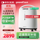 鱼跃（Yuwell）制氧机医用吸氧机家用老人5L升级氧气机6L7F-6W中重度缺氧