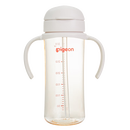 贝亲（Pigeon）自然成长翻盖直饮吸管 大童奶瓶330ml 经典款 18月+  AA278