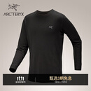 ARC'TERYX始祖鸟 RHO MERINO WOOL CREW NECK 男子 内层长袖上装 BLACK/黑色 M