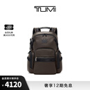 TUMIAlpha Bravo 男士商务质感日常通勤双肩包电脑包 深棕色