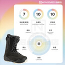 NITRO滑雪鞋BIANCA滑雪鞋全地域全能快穿刻滑滑雪靴2526女款单板雪鞋 BLACK黑色 (全能旗舰 时尚百搭) 38 (内长245mm)