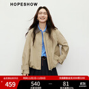 红袖炸街卡其风衣2025秋季新款女装MIU系风翻领休闲气质显瘦短外套 卡其038 M