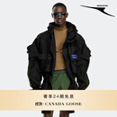 加拿大鹅（Canada Goose）【Snow Goose系列】Valor男女同款图案版派克大衣 1546UCDP 9061 黑色 L