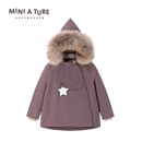 MINI A TURE COPENHAGEN毛领精灵帽夹克外套丹麦童装儿童棉服男女加厚宝宝秋冬女童冲锋衣 4660 浆果紫 92 cm(100/48)-2y