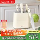 张小泉皓影系列六件套菜刀切片刀水果刀斩骨刀剪刀刀具全套 D300261