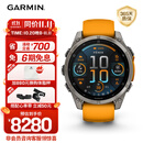 佳明（GARMIN）Fenix8旗舰橙-47mm飞耐时8户外运动手表ECG心电心率跑步潜水滑雪
