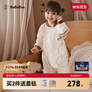 bebebus婴儿睡袋春秋冬恒温儿童睡衣四季通用暖宝宝pro分腿防踢被双层M码