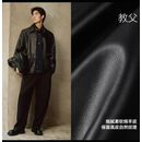 太平鸟男装 Peter Do联名绵羊皮夹克外套B1BDF4C07& 黑色9 L