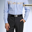VI-ERUODIS【轻奢】2025新款皮带男士鳄鱼皮真皮自动扣商务高端腰带男士礼物 黑色【宽3.5cm】 105cm