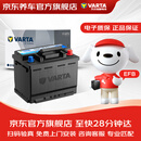瓦尔塔（VARTA）京东养车汽车电瓶蓄电池启停EFB H5 60Ah圆标以旧换新上门安装
