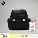 lululemon丨Wunderlust 背包 *Mini 拒水 双肩包 LU9B23S 黑/银 O/S