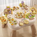 奔尼游戏桌婴儿玩具1-3岁宝宝早教音乐多功能学习桌多面体新年礼物