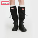 HUNTER女靴经典惠灵顿高筒靴防水防滑户外露营鞋靴休闲鞋雨鞋女鞋 黑色/BLK -鞋口新增猪鼻扣 38