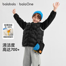 巴拉巴拉【商场同款】儿童轻薄羽绒马甲男女童外套2025新款冬装三防上衣服