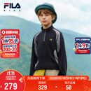FILA【斐暖科技】斐乐儿童长袖T恤2025冬季保暖透气运动上衣