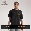 ARC'TERYX始祖鸟 KRAGG COTTON LOGO SS 透气 男子 棉质短袖T恤 24K BLACK/黑色 L
