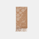 蔻驰（COACH）【品牌直供】男女同款秋冬保暖羊毛围巾 驼色CU807生日礼物