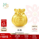 周生生黄金转运珠 福袋足金串珠子 情侣手串不含绳链89197C定价