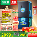 容声526升双净双系统法式多门四开门电冰箱家用一级能效风冷无霜节能大容量BCD-526WD1MPA灰国家补贴