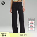 lululemon丨Throwback Still 女士运动长裤 亚洲版型 LW5FX9A 黑色 M