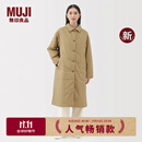 无印良品（MUJI） 女式 蓬松棉服立领大衣 外套女款冬装25年秋冬新品女装棉衣 米色 S (155/80A)