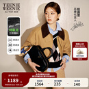 Teenie Weenie【赵露思同款】小熊女装棉服冬季工装风轻薄棉衣外套 驼色 L (170)