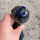 戴瑛适用于大众高尔夫7CC迈腾途观尚酷GTI凌度奥迪换挡手球档把改装 全黑进口碳纤维新R标蓝圈