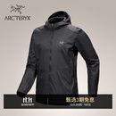 ARC'TERYX始祖鸟 INCENDO AIRSHELL HOODY 轻量 男子 风壳夹克 BLACK/黑色 M