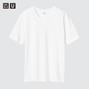 优衣库女装SUPIMA COTTON圆领T恤短袖打底内搭474408 00 白色 M /160/84A