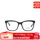 香奈儿（Chanel）眼镜女款侧边徽标装饰黑色方框光学镜架透明眼镜框可替换镜片 黑色CH3392-C501 （近视镜片需线下自行配置）