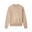 绒起“甜品系列”·绒起·羊绒羊毛26支静版半高领羊毛衫X5170 驼色 M 90-115斤