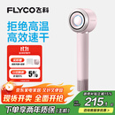 飞科（FLYCO）高速电吹风机生日礼物家用便携出行必备速干负离子大风力护发吹风筒FH6371钻石粉 国家补贴