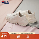 斐乐（FILA）女鞋帆布鞋LAVA胖胖底厚高底增鞋板鞋帆布鞋休闲鞋 奶白-GD 35.5