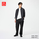 优衣库男女装弹力休闲长裤窄口裤子户外工装裤新款479382 481269 479382/09黑色 L /175/88A