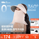 蕉下（beneunder）遮阳帽防晒帽女磁吸防晒面罩口罩太阳帽子男登山帽AS721粉