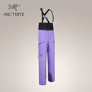 ARC'TERYX始祖鸟 RUSH BIB PANT GORE-TEX 防水 女子 滑雪滑雪长裤 Aster / Black/山菀紫/黑色 M (4)