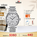 天梭（TISSOT）手表 力洛克系列男表 瑞士自动机械男士钢带腕表商务表生日礼物