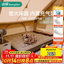 山扉风眠自动充气床户外野营气垫床打地铺家用露营充气垫睡垫 三人款