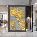 广东透光天然大理石石材奢石岩板轻奢高级感客餐厅沙发玄关背景墙 款式2 1平方价-不含运