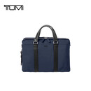途明（TUMI）MONROE 男士手提包电脑包商务通勤大容量轻薄公文包 海军蓝