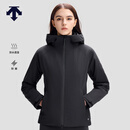 DESCENTE迪桑特防水透湿女士HEAT CONTROL 5.0可温控充电棉服 BK-黑色 L (170/88A)