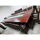 陌遇（MOYU）党委会议桌 实木会议桌，大型会议室桌椅组合，油漆中式会议桌， 4米桌子+14个将军椅