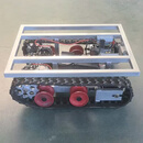 遥控电动履带车全地形爬山虎运输车工程机械打药机升降平台底盘 长宽高1000*800*400mm(不含电瓶)