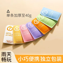 乐活旅行一次性雨衣加厚加大户外登山徒步便携男士成人卡片雨披女旅行必备