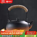 金镶玉茶壶烧水煮茶复古提梁电陶炉围炉大容量室内 富贵烧水容水壶850ML